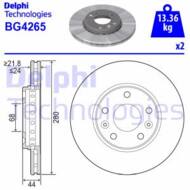 BG4265 DEL - Tarcza hamulcowa DELPHI 