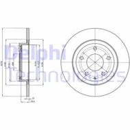 BG4534C DEL - Tarcza hamulcowa DELPHI 