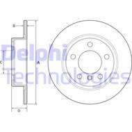 BG4561C DEL - Tarcza hamulcowa DELPHI 