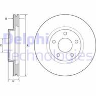 BG4562C DEL - Tarcza hamulcowa DELPHI 