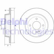BG4564 DEL - Tarcza hamulcowa DELPHI 