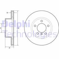 BG4645C DEL - Tarcza hamulcowa DELPHI 