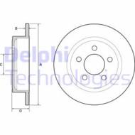 BG4648 DEL - Tarcza hamulcowa DELPHI 