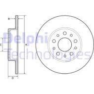 BG4655C DEL - Tarcza hamulcowa DELPHI 