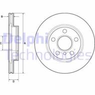 BG4704C DEL - Tarcza hamulcowa DELPHI 