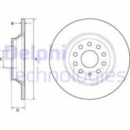 BG4751C DEL - Tarcza hamulcowa DELPHI 