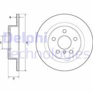 BG4812C DEL - Tarcza hamulcowa DELPHI 