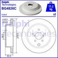 BG4826C DEL - Tarcza hamulcowa DELPHI 