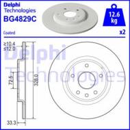 BG4829C DEL - Tarcza hamulcowa DELPHI 