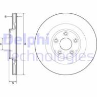 BG4833C DEL - Tarcza hamulcowa DELPHI 