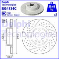 BG4834C DEL - Tarcza hamulcowa DELPHI 