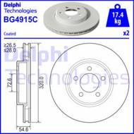 BG4915C DEL - Tarcza hamulcowa DELPHI 