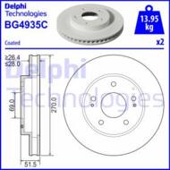 BG4935C DEL - Tarcza hamulcowa DELPHI 