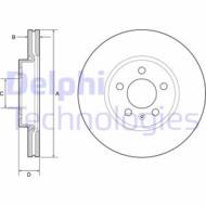 BG4965C DEL - Tarcza hamulcowa DELPHI 