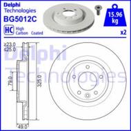 BG5012C DEL - Tarcza hamulcowa DELPHI 