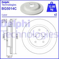 BG5014C DEL - Tarcza hamulcowa DELPHI 