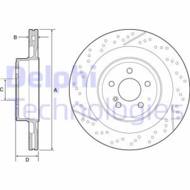 BG9118C DEL - Tarcza hamulcowa DELPHI 