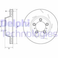 BG9165C DEL - Tarcza hamulcowa DELPHI 