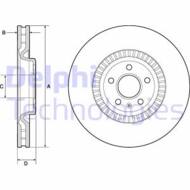 BG9171C DEL - Tarcza hamulcowa DELPHI 