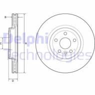 BG9177C DEL - Tarcza hamulcowa DELPHI 