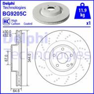 BG9205C DEL - Tarcza hamulcowa DELPHI 