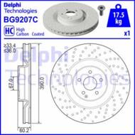 BG9207C DEL - Tarcza hamulcowa DELPHI 