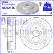 BG9211C DEL - Tarcza hamulcowa DELPHI 