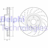 BG9216C DEL - Tarcza hamulcowa DELPHI 