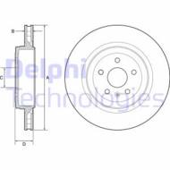 BG9221C DEL - Tarcza hamulcowa DELPHI 