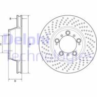 BG9225C DEL - Tarcza hamulcowa DELPHI 
