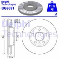 BG9891 DEL - Tarcza hamulcowa DELPHI 