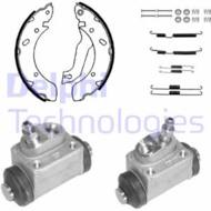 KP1087 DEL - Bęben hamulcowy DELPHI /zestaw/ 