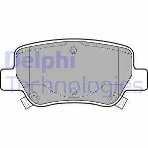 LP2206 DEL - Klocki hamulcowe DELPHI (odp.GDB4175) AVENSIS 09-