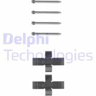 LX0009 DEL - Zestaw instalacyjny klocków hamulcowych DELPHI