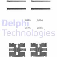 LX0017 DEL - Zestaw instalacyjny klocków hamulcowych DELPHI