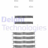LX0019 DEL - Zestaw instalacyjny klocków hamulcowych DELPHI