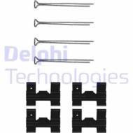 LX0023 DEL - Zestaw instalacyjny klocków hamulcowych DELPHI