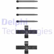 LX0026 DEL - Zestaw instalacyjny klocków hamulcowych DELPHI