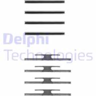 LX0035 DEL - Zestaw instalacyjny klocków hamulcowych DELPHI