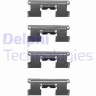 LX0057 DEL - Zestaw instalacyjny klocków hamulcowych DELPHI