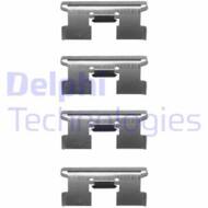 LX0059 DEL - Zestaw instalacyjny klocków hamulcowych DELPHI