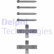 LX0070 DEL - Zestaw instalacyjny klocków hamulcowych DELPHI