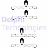 LX0071 DEL - Zestaw instalacyjny klocków hamulcowych DELPHI