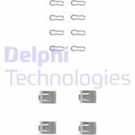 LX0075 DEL - Zestaw instalacyjny klocków hamulcowych DELPHI
