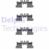 LX0079 DEL - Zestaw instalacyjny klocków hamulcowych DELPHI