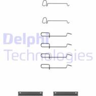 LX0080 DEL - Zestaw instalacyjny klocków hamulcowych DELPHI