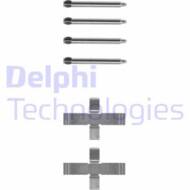 LX0094 DEL - Zestaw instalacyjny klocków hamulcowych DELPHI