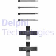 LX0103 DEL - Zestaw instalacyjny klocków hamulcowych DELPHI