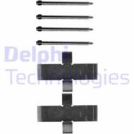 LX0107 DEL - Zestaw instalacyjny klocków hamulcowych DELPHI