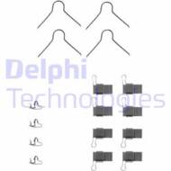 LX0131 DEL - Zestaw instalacyjny klocków hamulcowych DELPHI